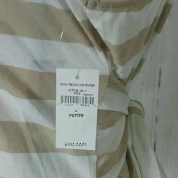 Gap NWT Stripe Wrap Waist Top - Picture 4 of 6